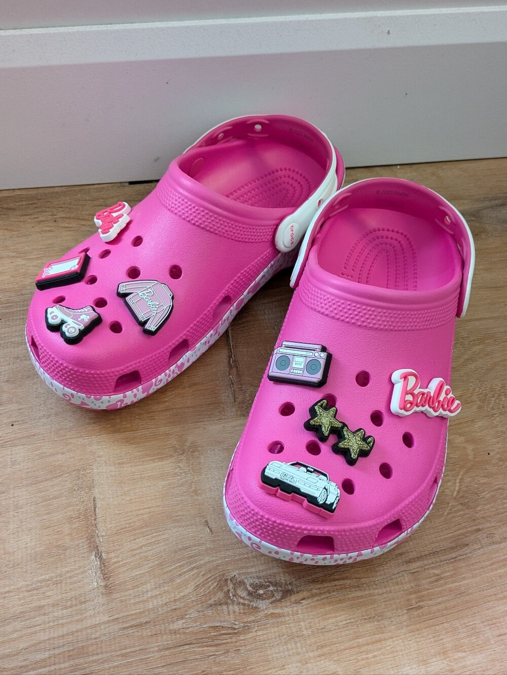 Limited Edition Barbie Mattel Women's Crocs Like New Size 9
